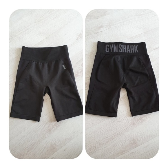 Gymshark Flex Black Cycle Biker Shorts - Picture 1 of 4